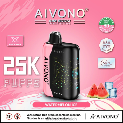 Aivono AIM BOOM 25000 Wassermeloneneis N8240353 | Aivono Austria